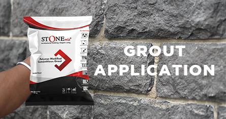 GROUT APPLICATION